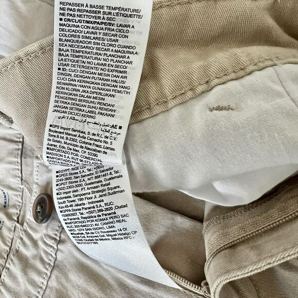 Old Navy Girls Plus Size 18 Tan Khaki Stretch Skinny Leg School Uniform Pants - Picture 10 of 11
